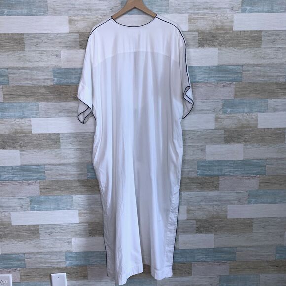 Victorias Secret Country Vintage 90s Oversized Kimono Robe White Womens Small - Picture 4 of 8